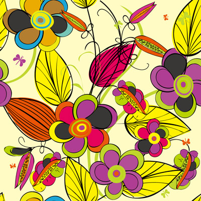 free vector Fashion pattern vector 2 background